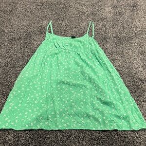 Wild Fable Green Floral Mini Dress